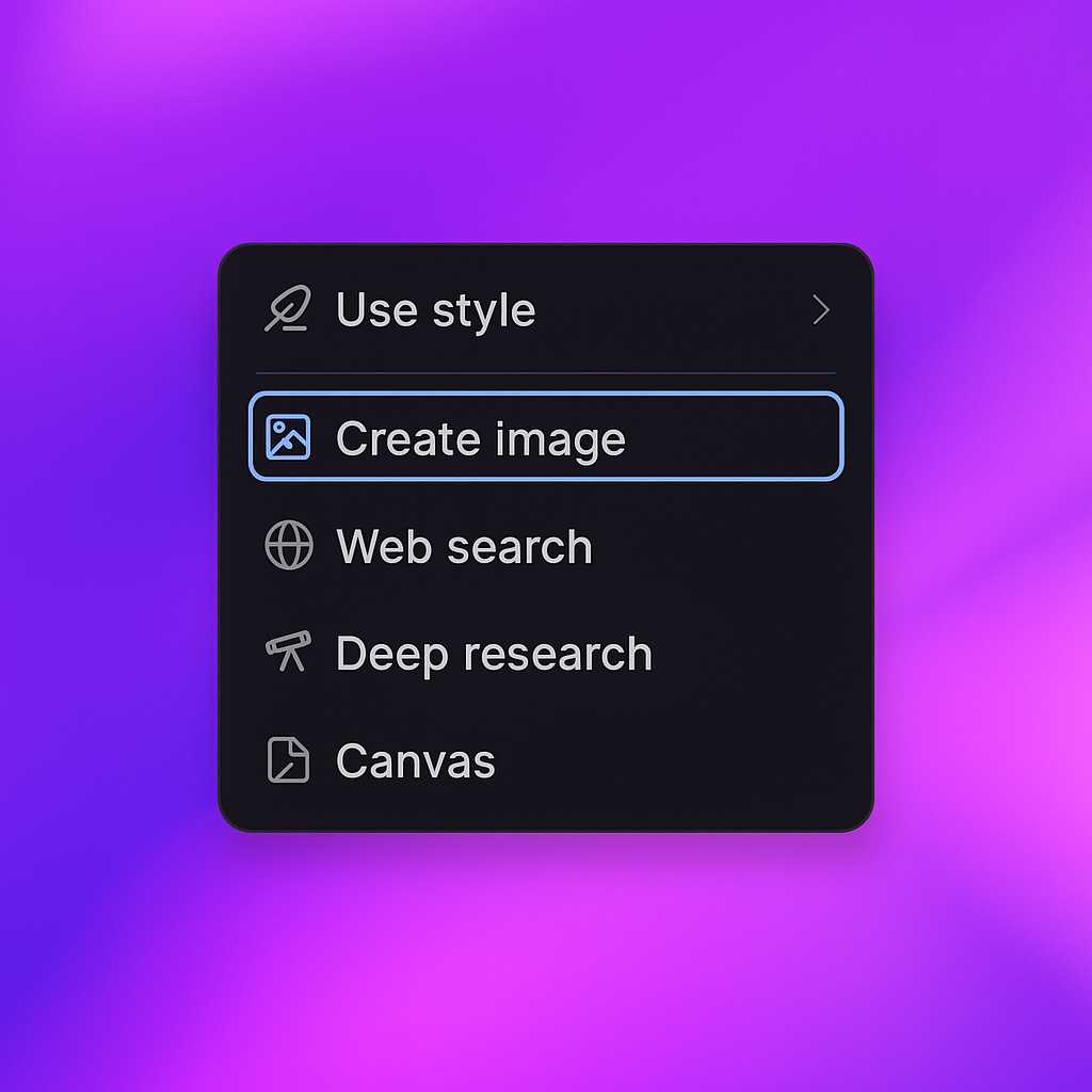 Artifact image creation interface showing AI-generated artwork