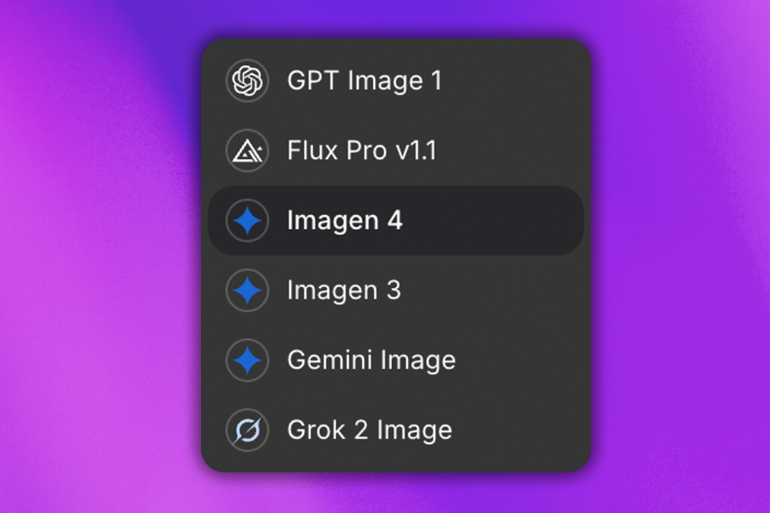 Artifact Image Library showing AI model selection and generated image management