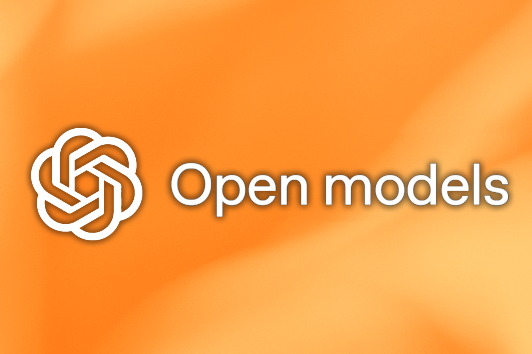 OpenAI gpt-oss open source models announcement featuring the model logos and technical specifications