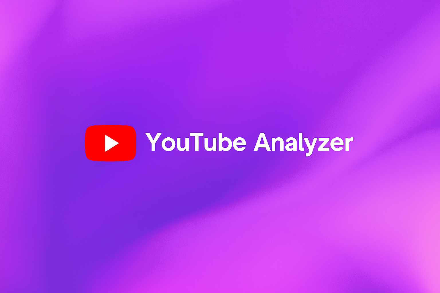 YouTube Analyzer Feature Interface